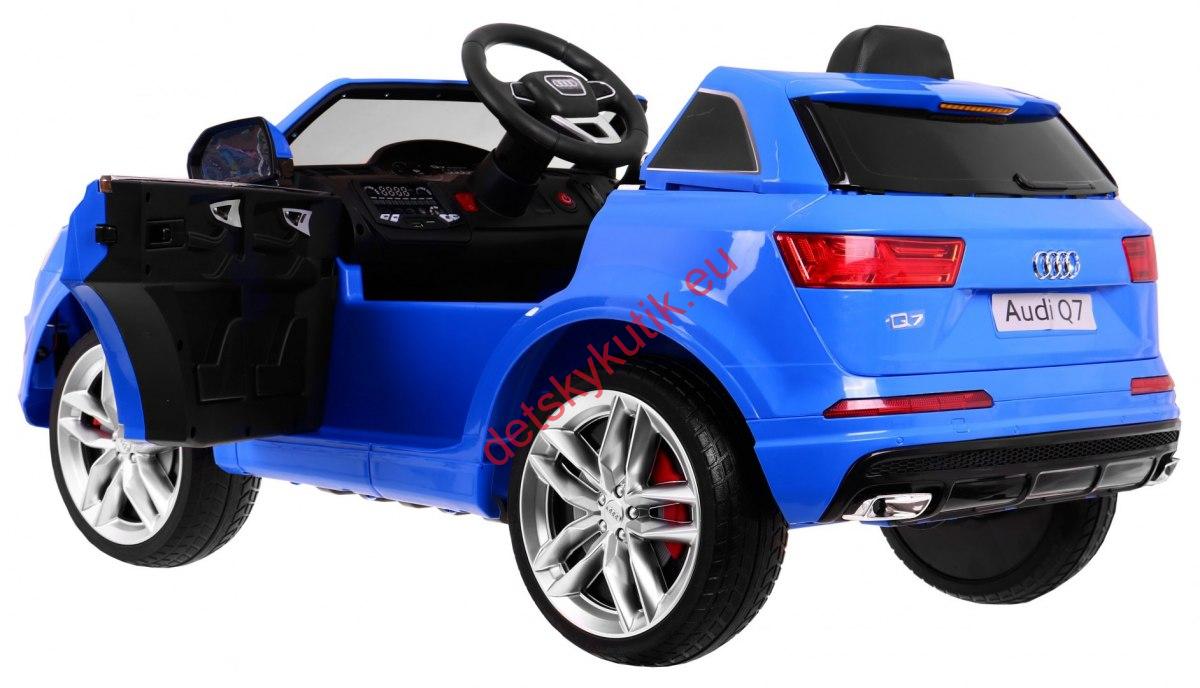 Elektrické autíčko Audi Q7 , 2.4GHz, NEW MODEL, modrá lakovaná farba