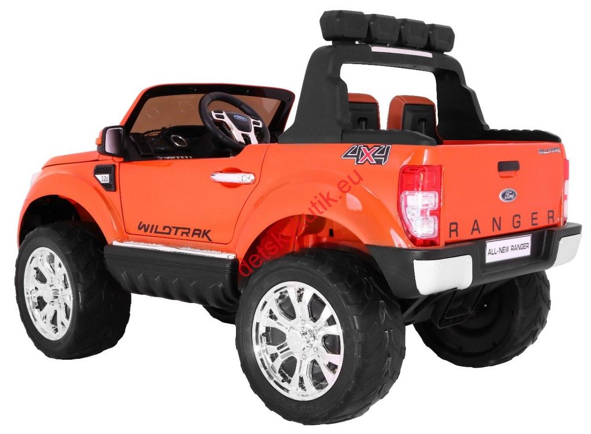 Elektrické autíčko FORD RANGER, 4x45W, MP3, FaceLifting, oranžová farba