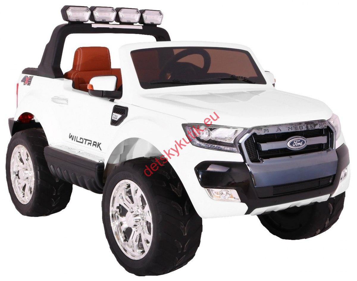 Elektrické autíčko FORD RANGER, 4x45W, MP3, FaceLifting, biela farba