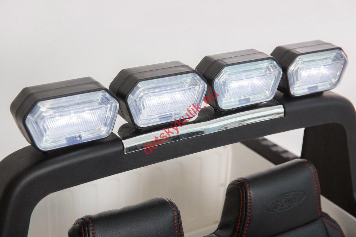 Elektrické autíčko FORD RANGER, 4x45W, MP3, FaceLifting, biela farba