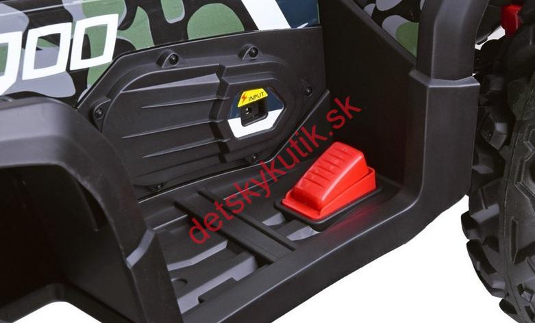 Elektrická štvorkolka pre deti 4x4, Led svetlá, Eva kolesá, dialkove ovladanie 