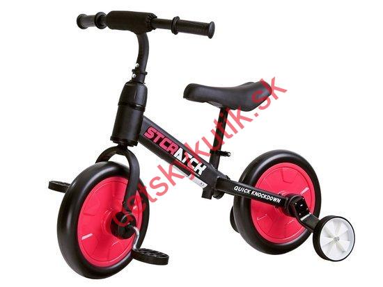 Bicykel, odrážadlo, cyklodrážadlo pre deti 3v1 