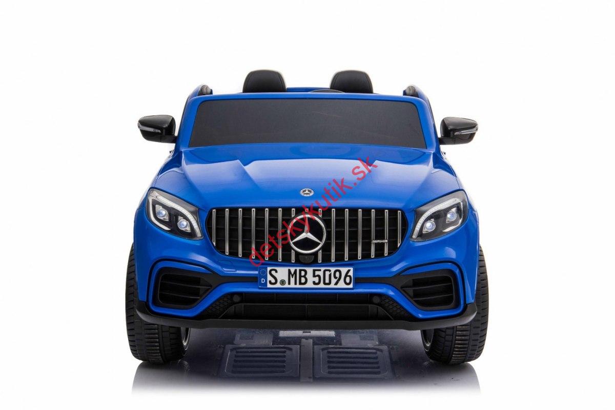 Elektrické autíčko pre deti Mercedes GLC 63S, MP3, modrá lakovaná farba
