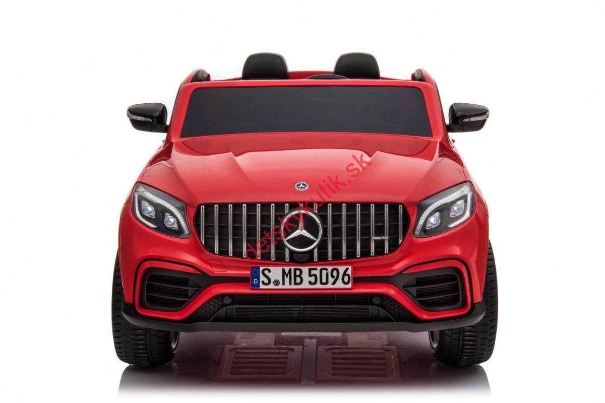 Elektrické autíčko pre deti Mercedes GLC 63S, MP3, červená lakovaná farba