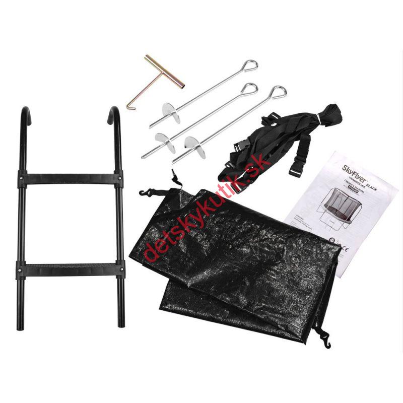 Sky Fleyer Trampolína s vnútornou sieťkou 244cm +rebrík