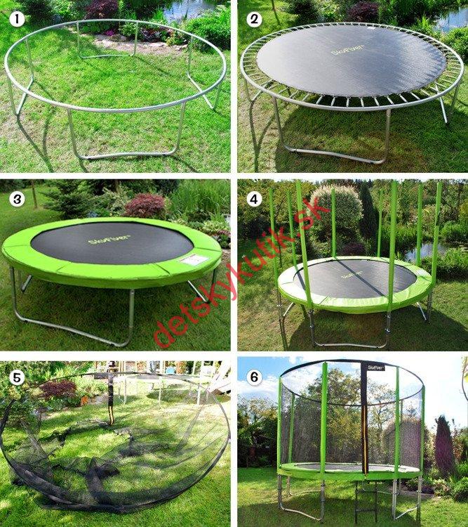 SKY FLYER Trampolína záhradná 427cm (14FT)