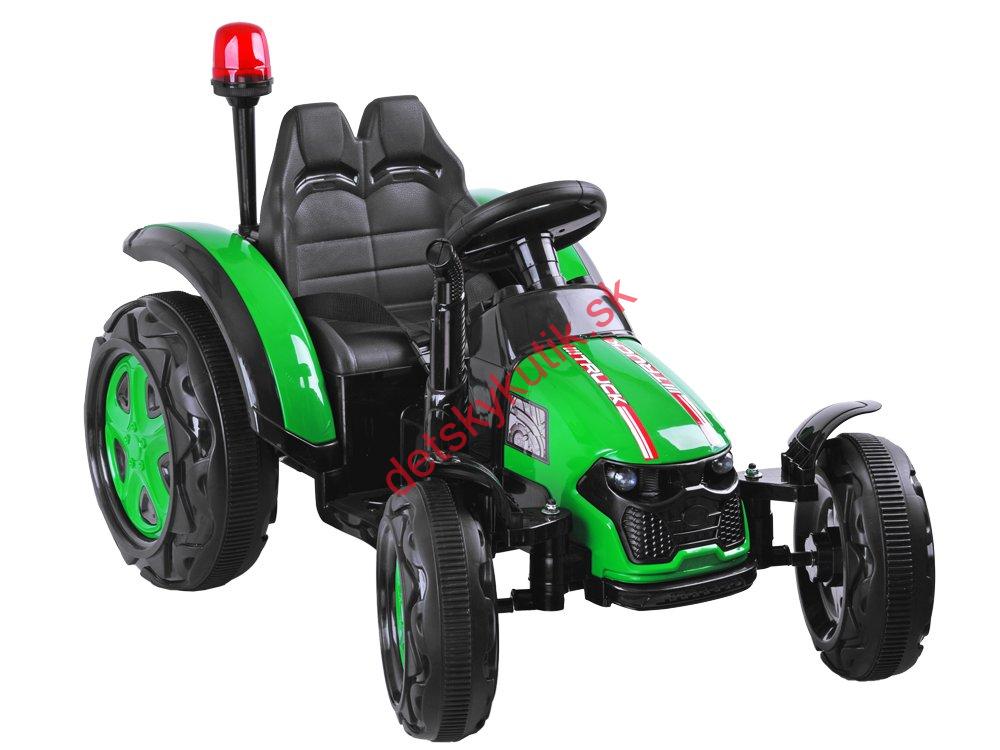 Elektrický traktor s vlečkou na diaľkové ovládanie, maják, USB, MP3, odpružený