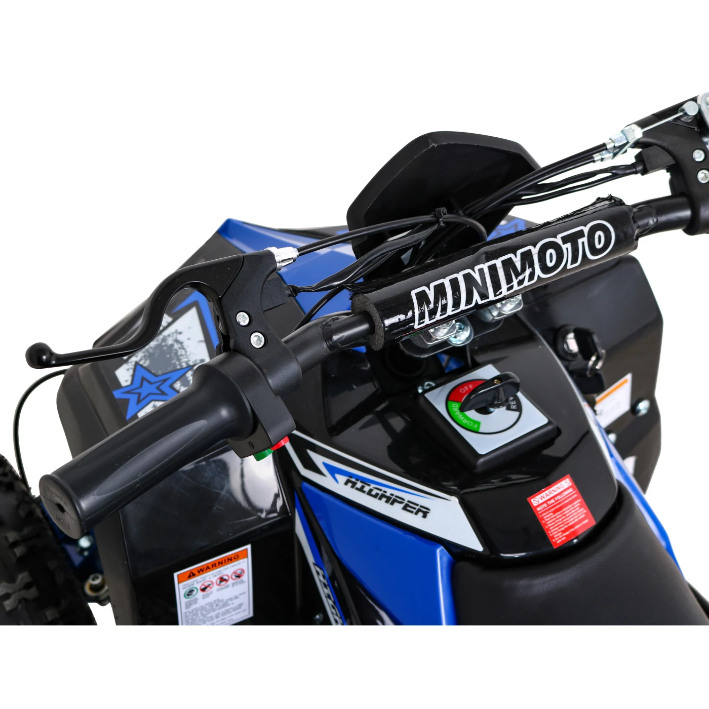 Elektrická štvorkolka HIGHPER modrá, 1000W