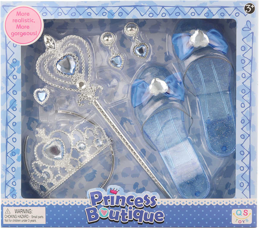 Karneval set topánky s doplnkami zimná princezná