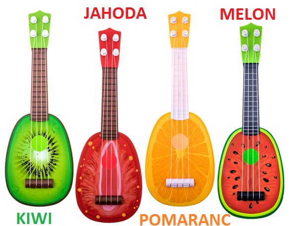 Ovocná UKULELE gitara pre deti 