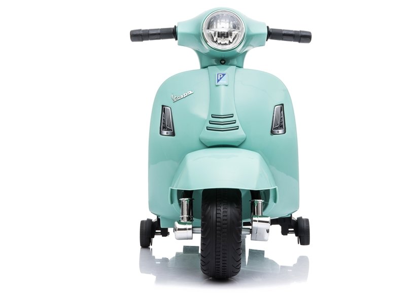 Elektrická motorka-skúter Vespa GTS 300 mini, tyrkysová farba