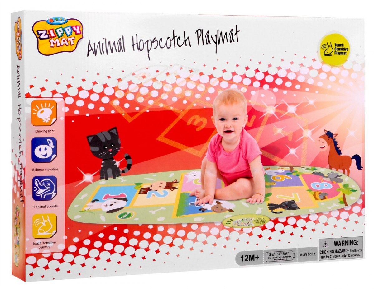 Hracia podložka pre deti, skákacia podložka TWISTER, dotykový panel