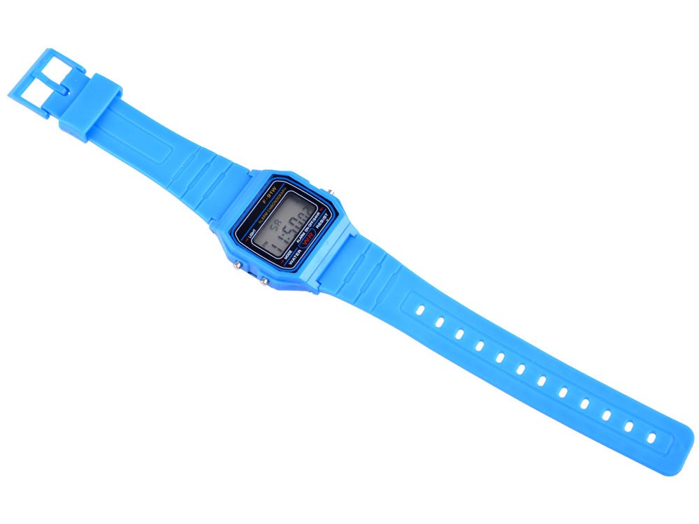 Gumenné hodinky na batérie pre deti