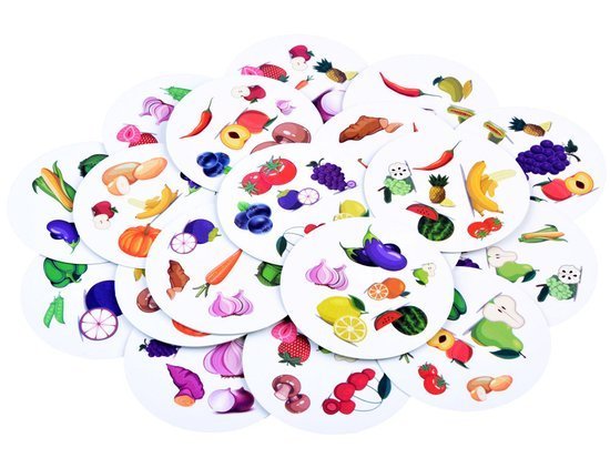 Spoločenská Hra na reflex- najdi pár ovocie a zelenina