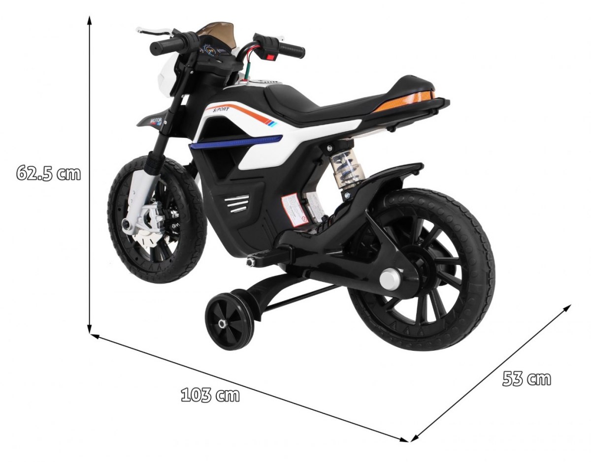 Elektrická detská motorka Night Rider