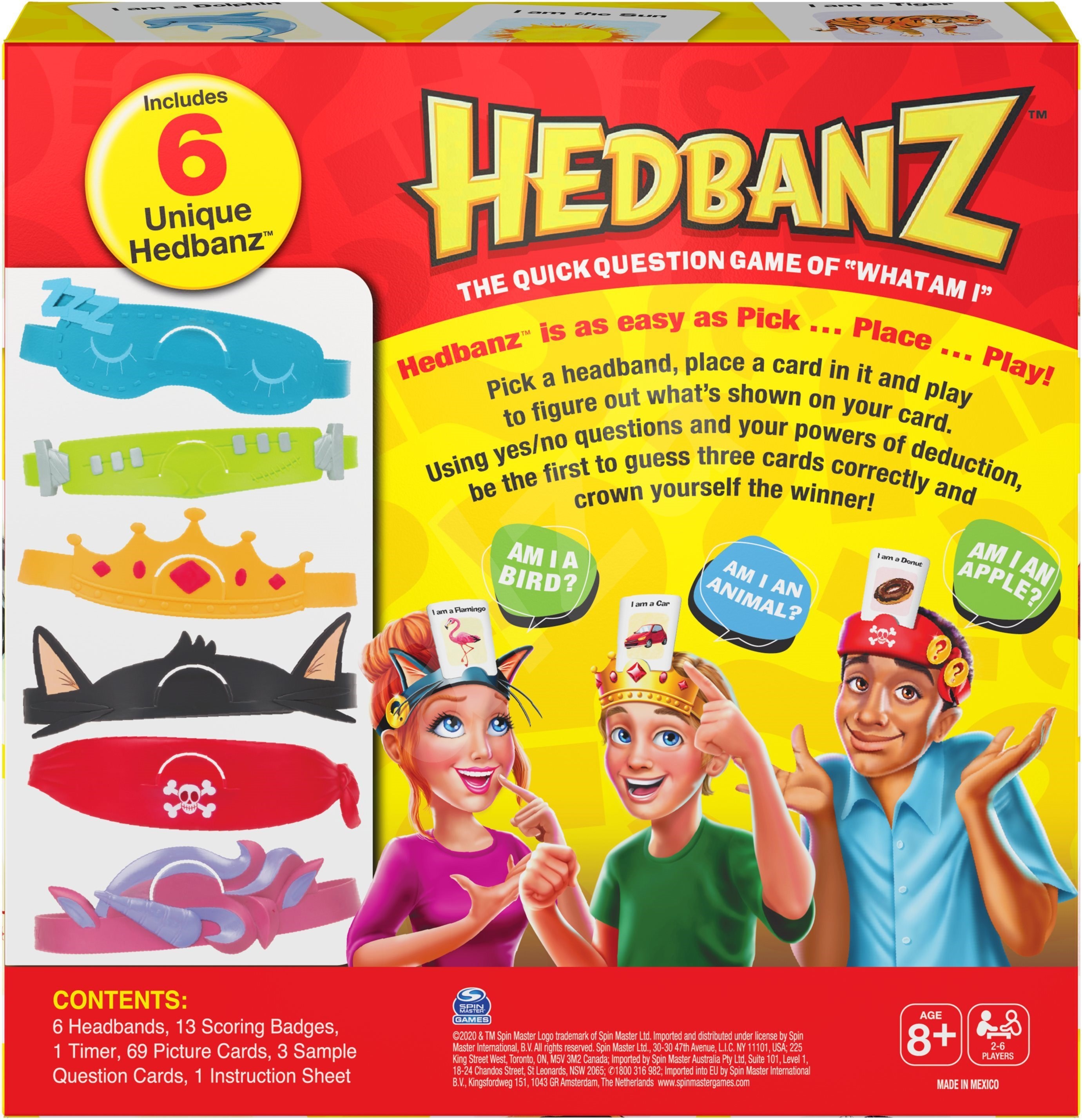 Spoločenská hra hádaniek Hedbanz 