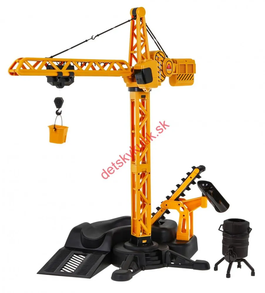 Sada autíčka na diaľkové ovládanie + žeriav na diaľkové ovládanie 