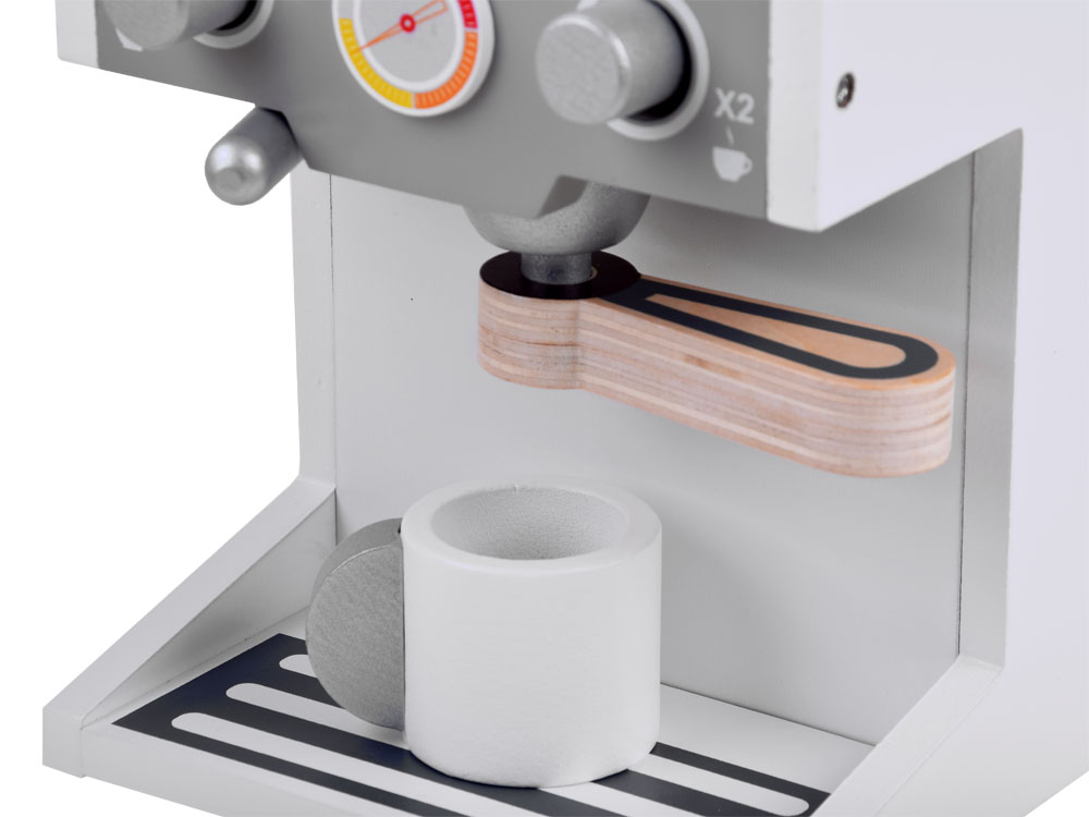 Drevený hračkársky kávovar, malé domáce spotrebiče