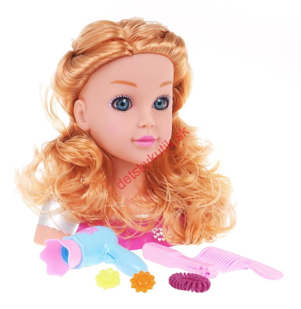 Hlava na česanie - blondínka