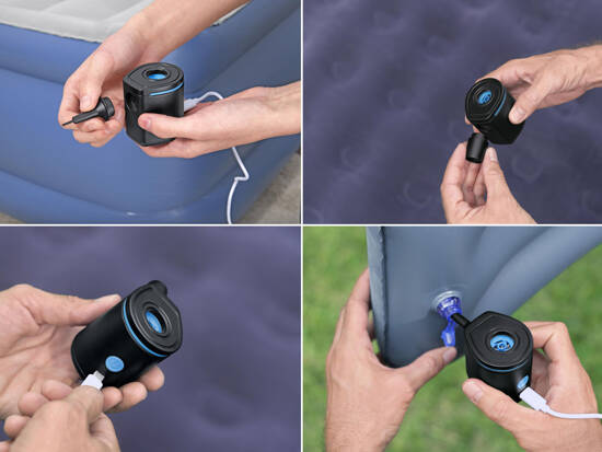 Elektrická vzduchová pumpa USB Bestway + koncovka