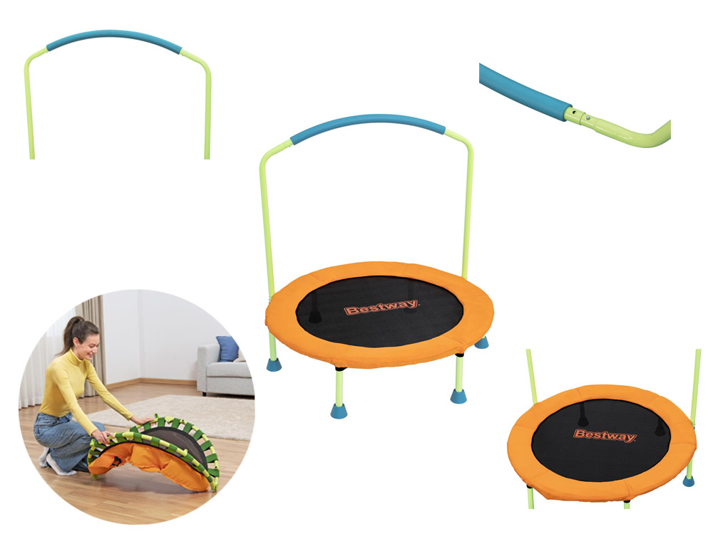 Bestway trampolína Wonderjump s rúčkou vnútri/vonku 91x96cm