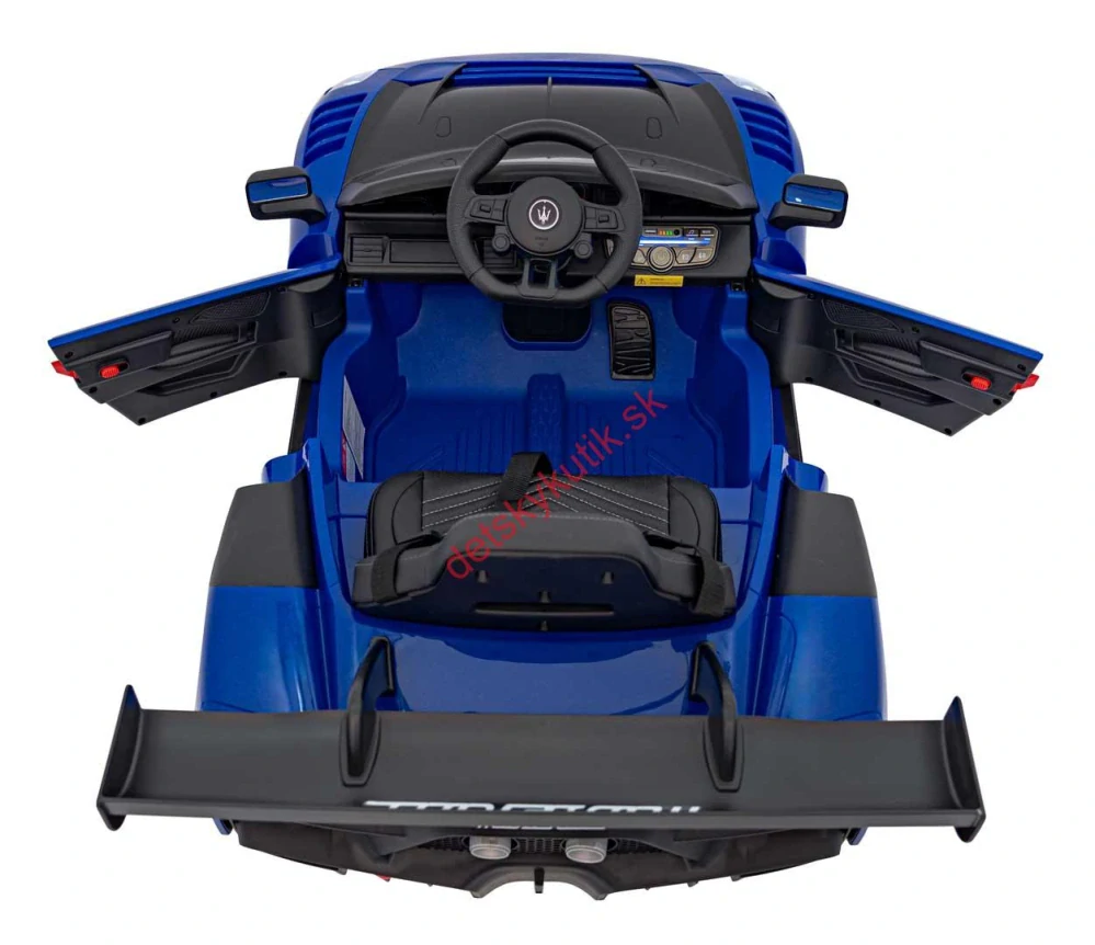 Elektrické autíčko Maserati MC20 GT2, 4x4,  modrá farba