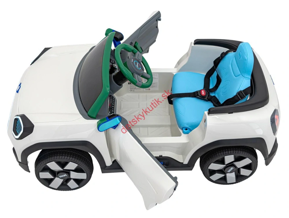 Elektrické autíčko Mini Concept Aceman, 4x4,  bielá farba