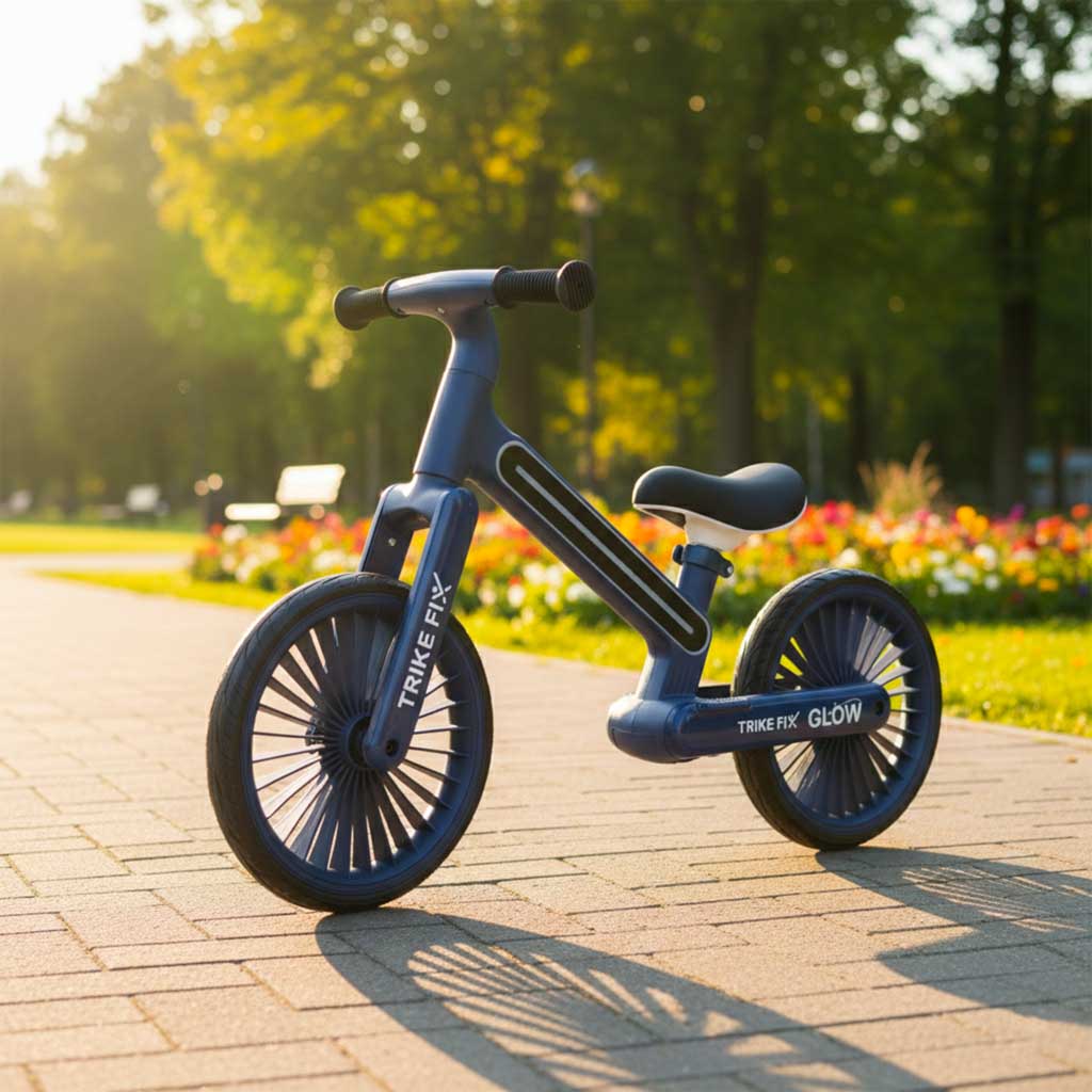 Detské LED odrážadlo Trike Fix Glow – modré