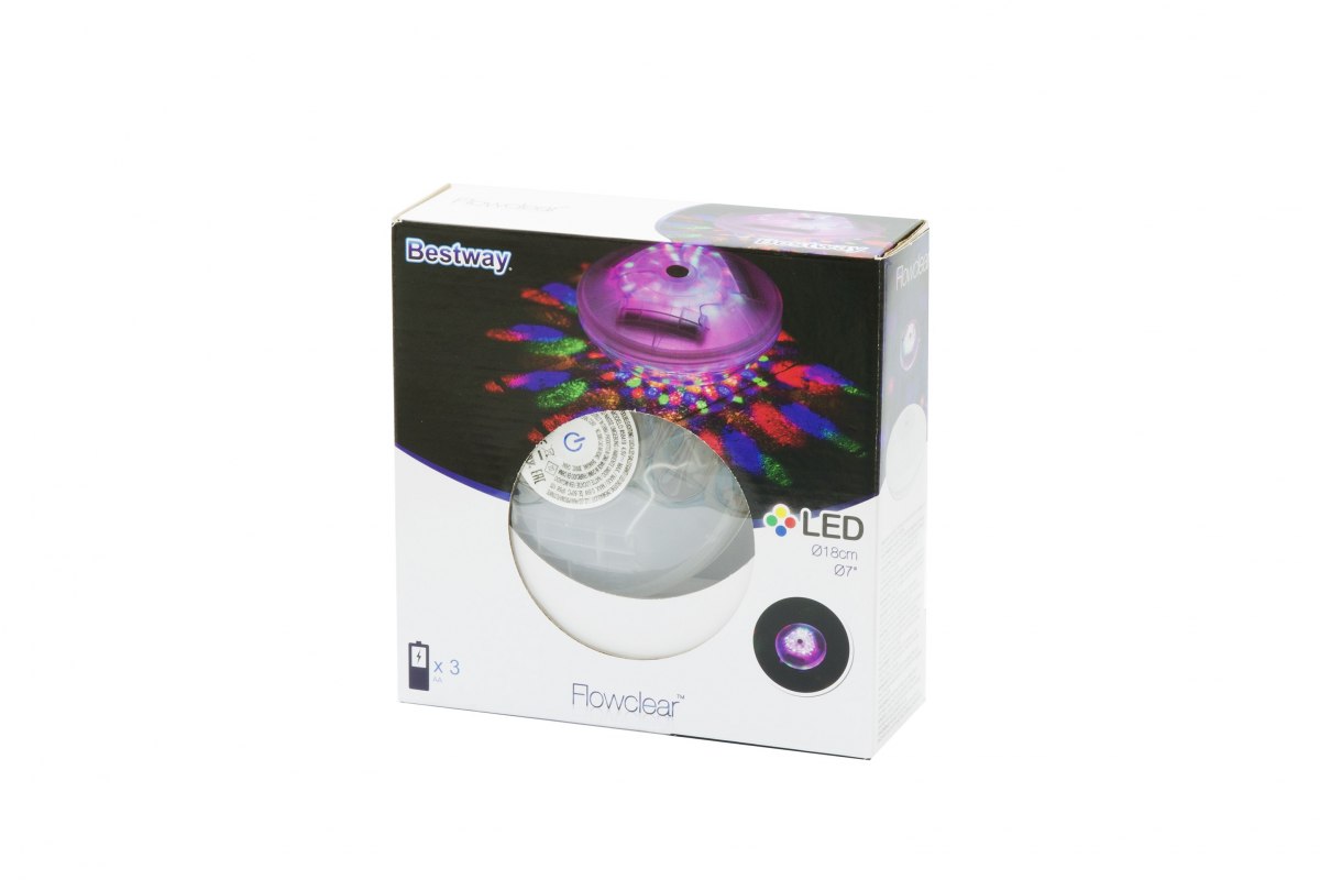 Plávajúca solárna LED lampa