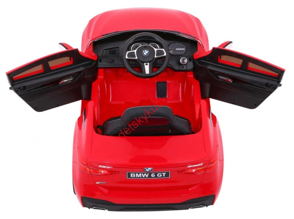Elektrické autíčko BMW 6 GT, červená farba