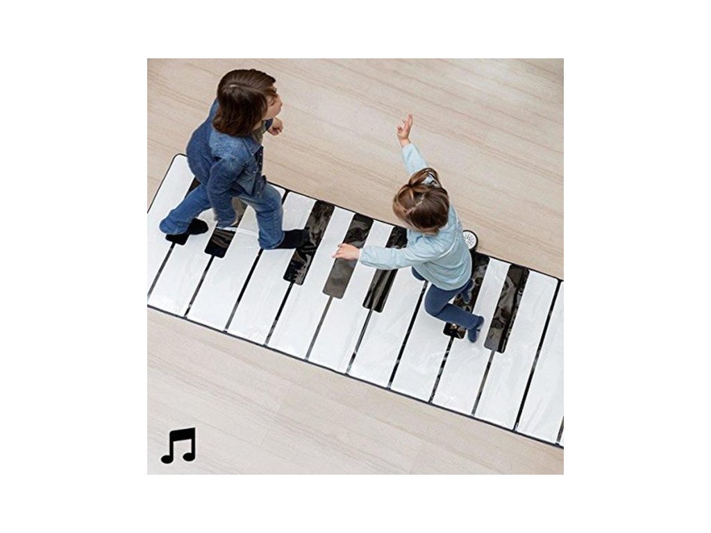Veľká hracia podložka TWISTER, klavír s nahrávaním