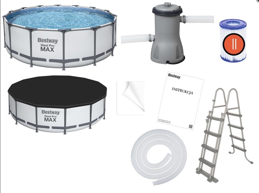 Bestway Power Steel Nadzemný bazén 427 x 122 cm 10v1