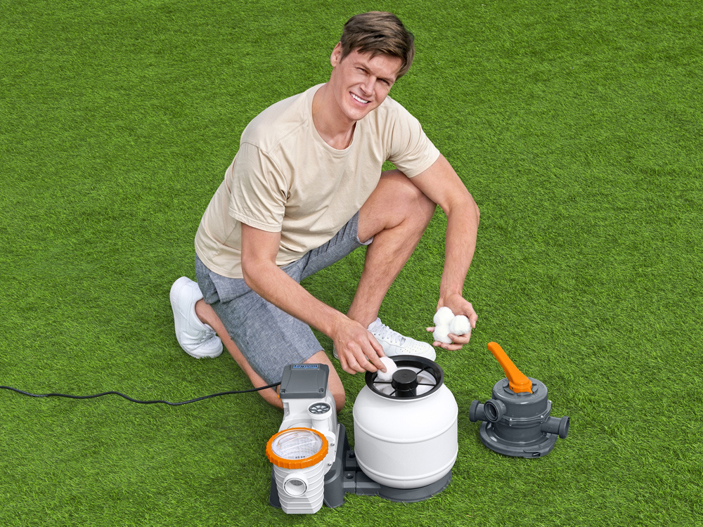 Pieskové filtračné guličky Bestway Flowclear 500 g