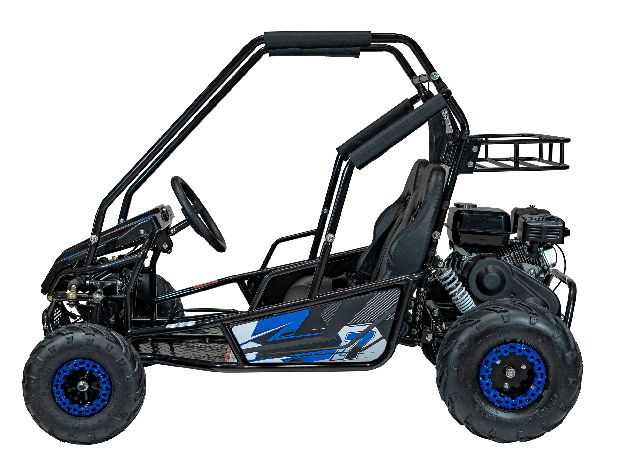 Benzínová BUGGY LUCKY SEVEN 212CC, Modrá farba