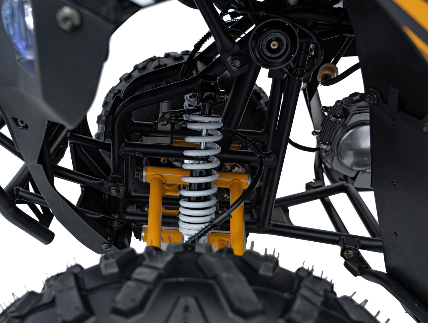 Benzínová štvorkolka DISCOVERER 125CC, oranžová farba 