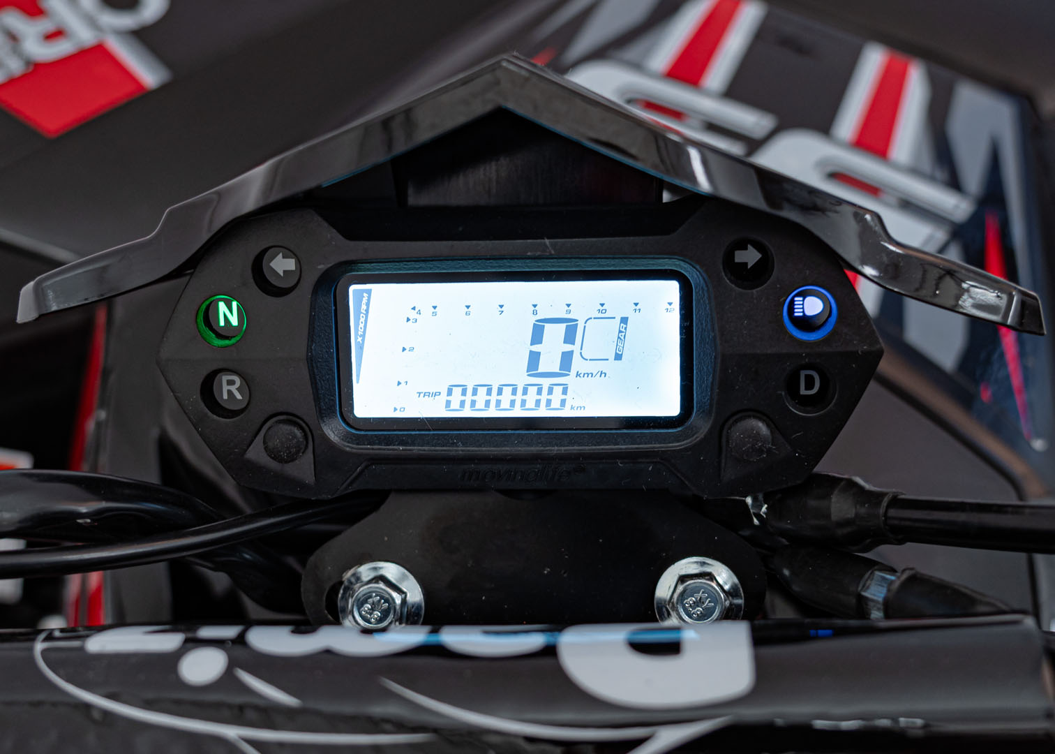 Benzínová štvorkolka EXPLORER 110CC, červená farba