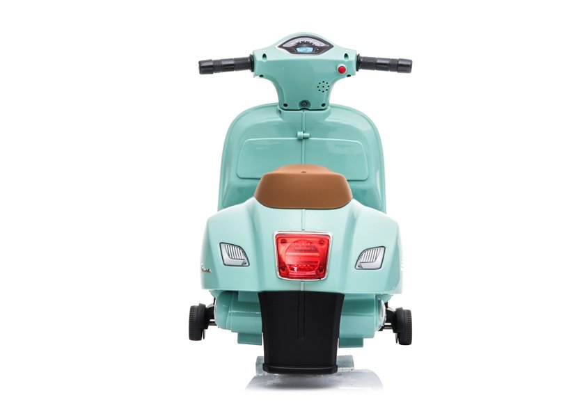 Elektrická motorka-skúter Vespa GTS 300 mini, tyrkysová farba