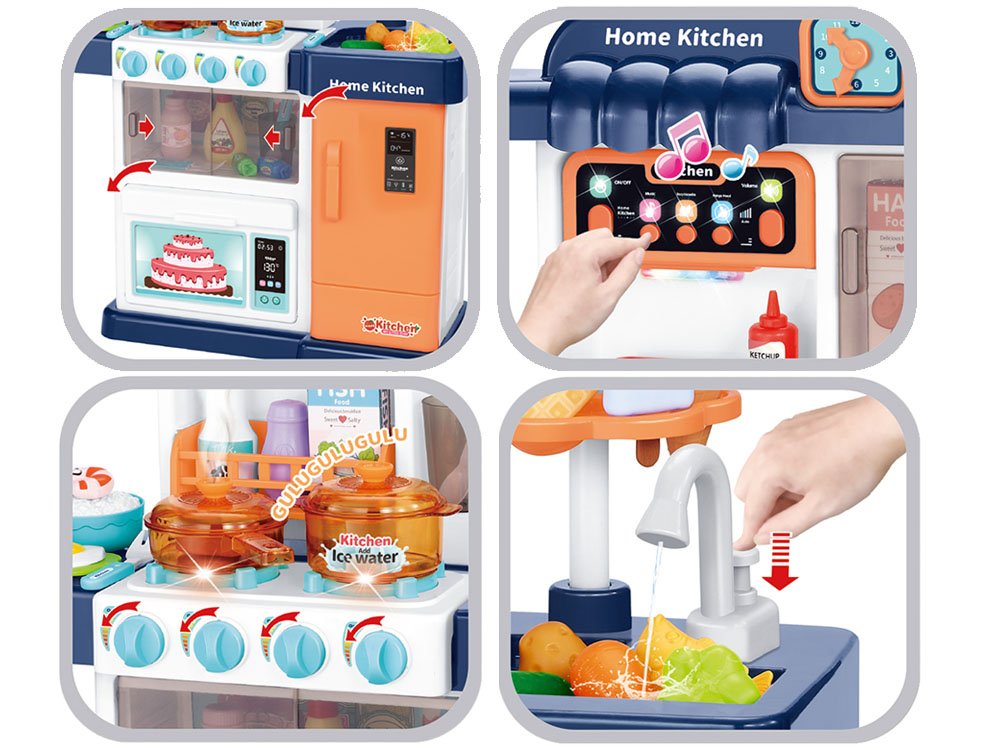 Kuchynka pre deti so zvukom, veľké príslušenstvo 