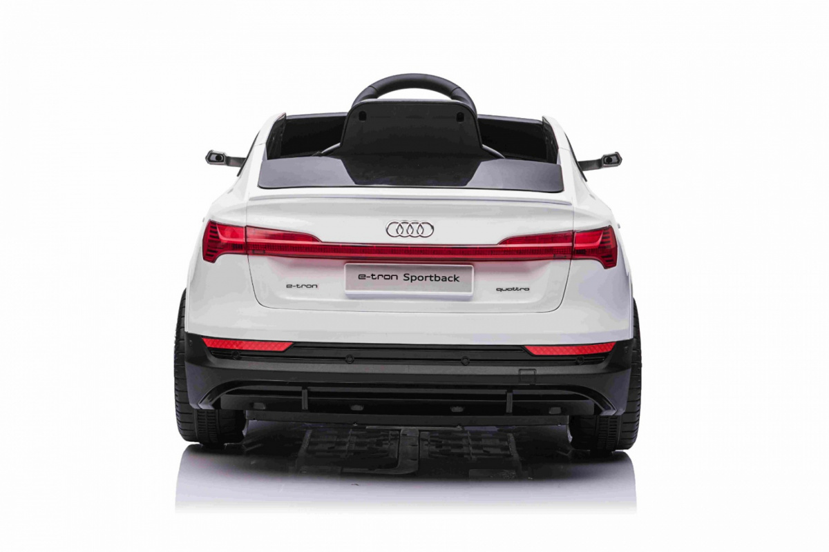 Elektrické autíčko Audi E-Tron Sportback, biela farba