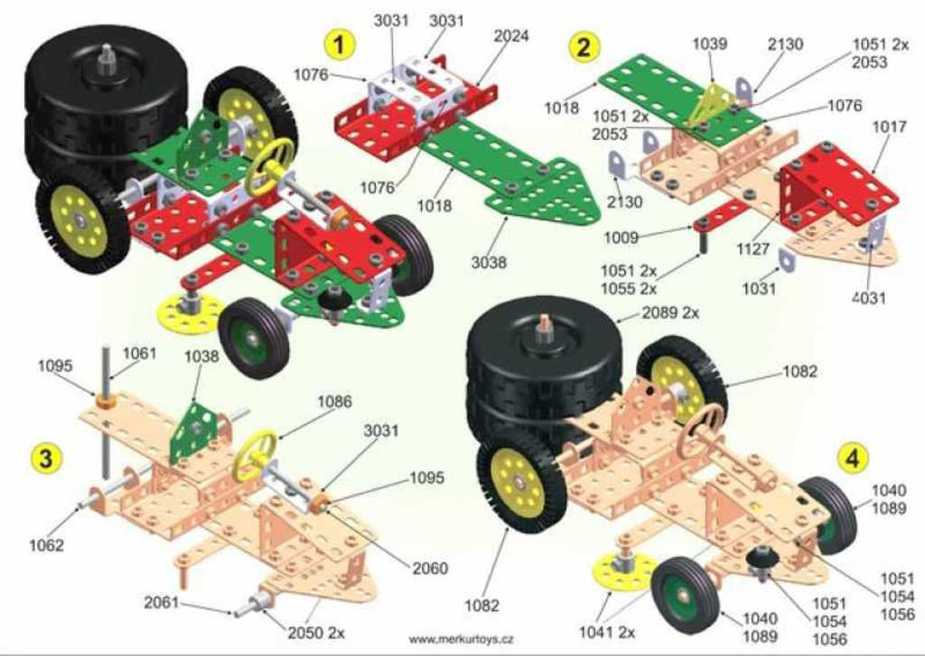 Merkur Farmer  set 41 dielikov kovová stavebnica