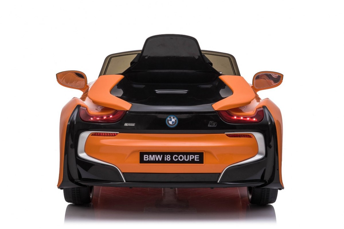 Elektrické autíčko BMW I8 LIFT, oranžová farba