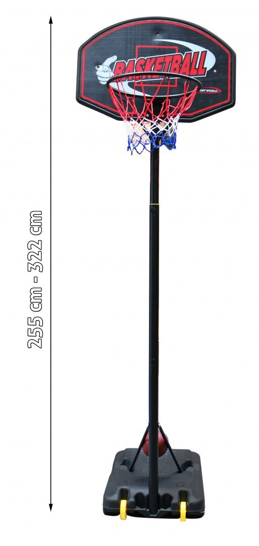 Veľký basketbalový kôš 255/322 cm