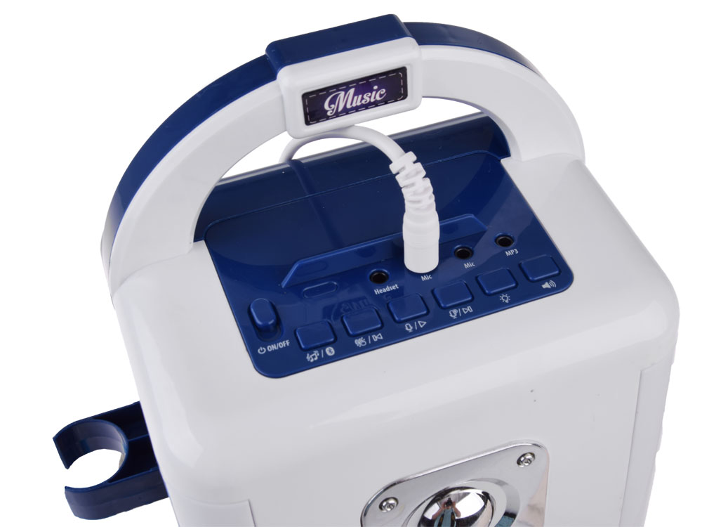 Disco bezdrôtový reproduktor + mikrofón + Bluetooth pre deti