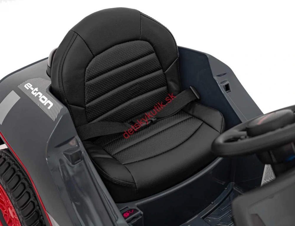 Elektrické autíčko AUDI RSQ E-TRON, sivá farba