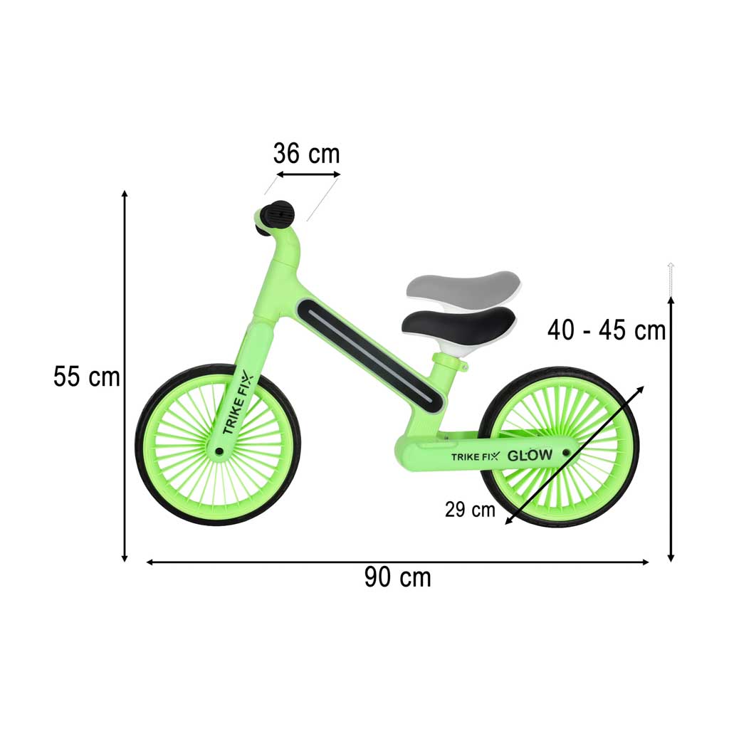 Detské LED odrážadlo Trike Fix Glow – modré