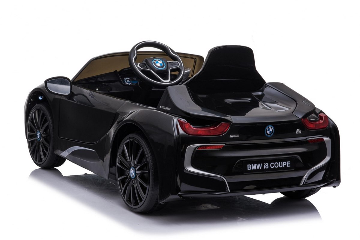 Elektrické autíčko BMW I8 LIFT, čierna farba