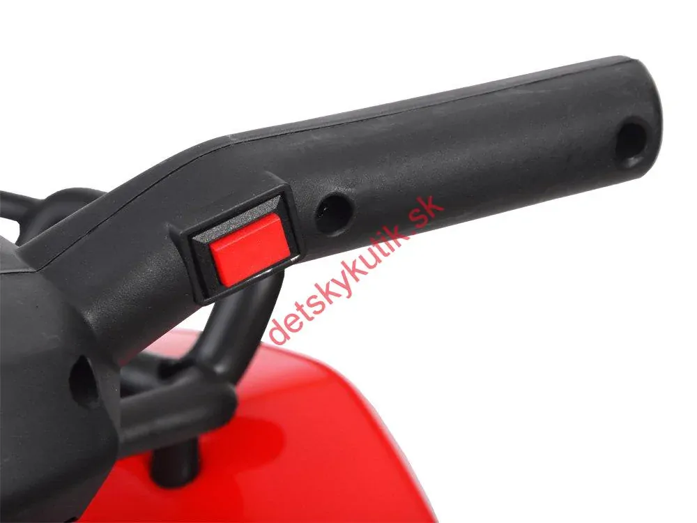 Detská elektrická štvorkolka, svetlá, MP3, čierna