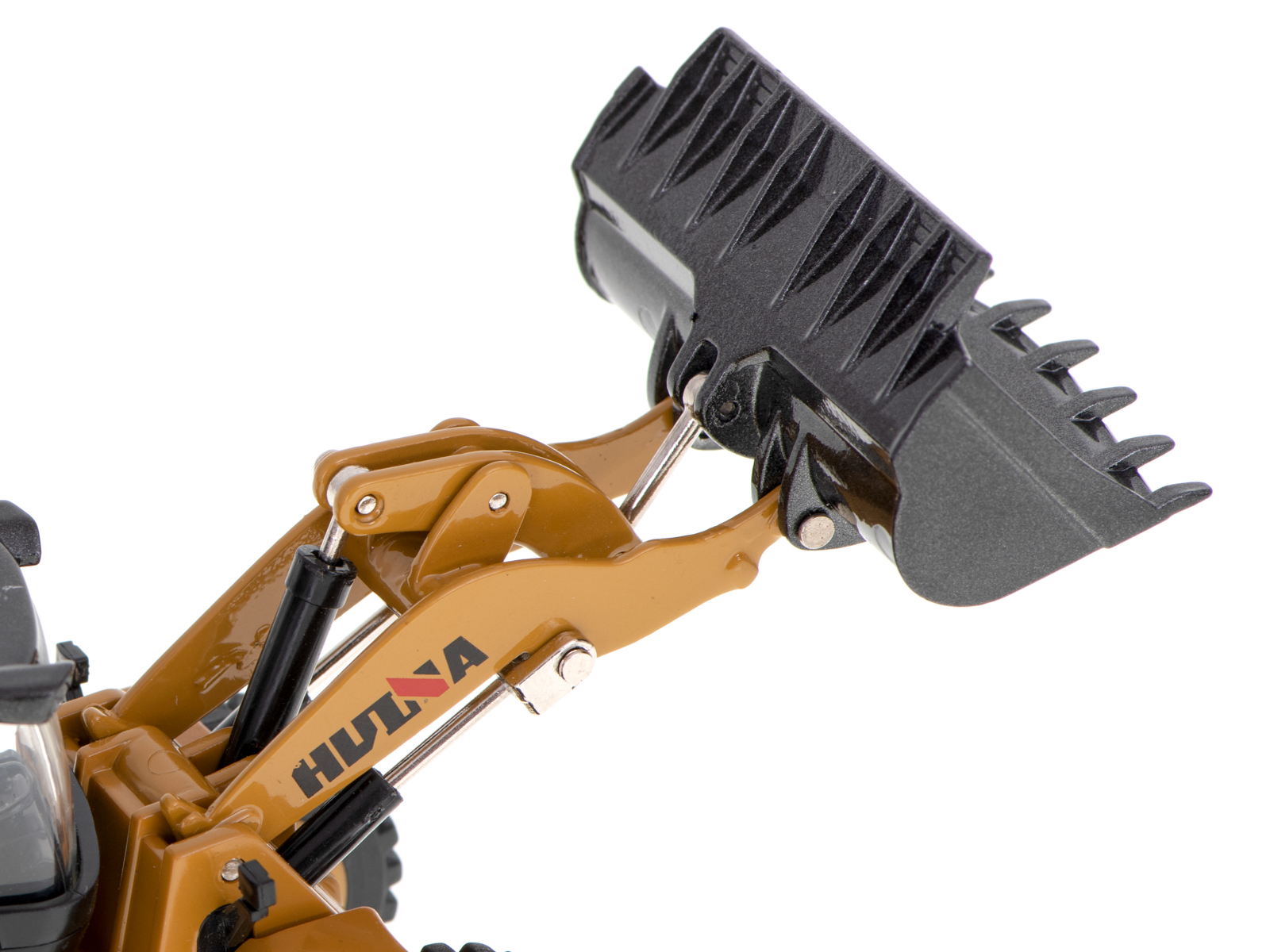 Kolesový nakladač buldozér Kovový model Die-Castt 1813 1:60 