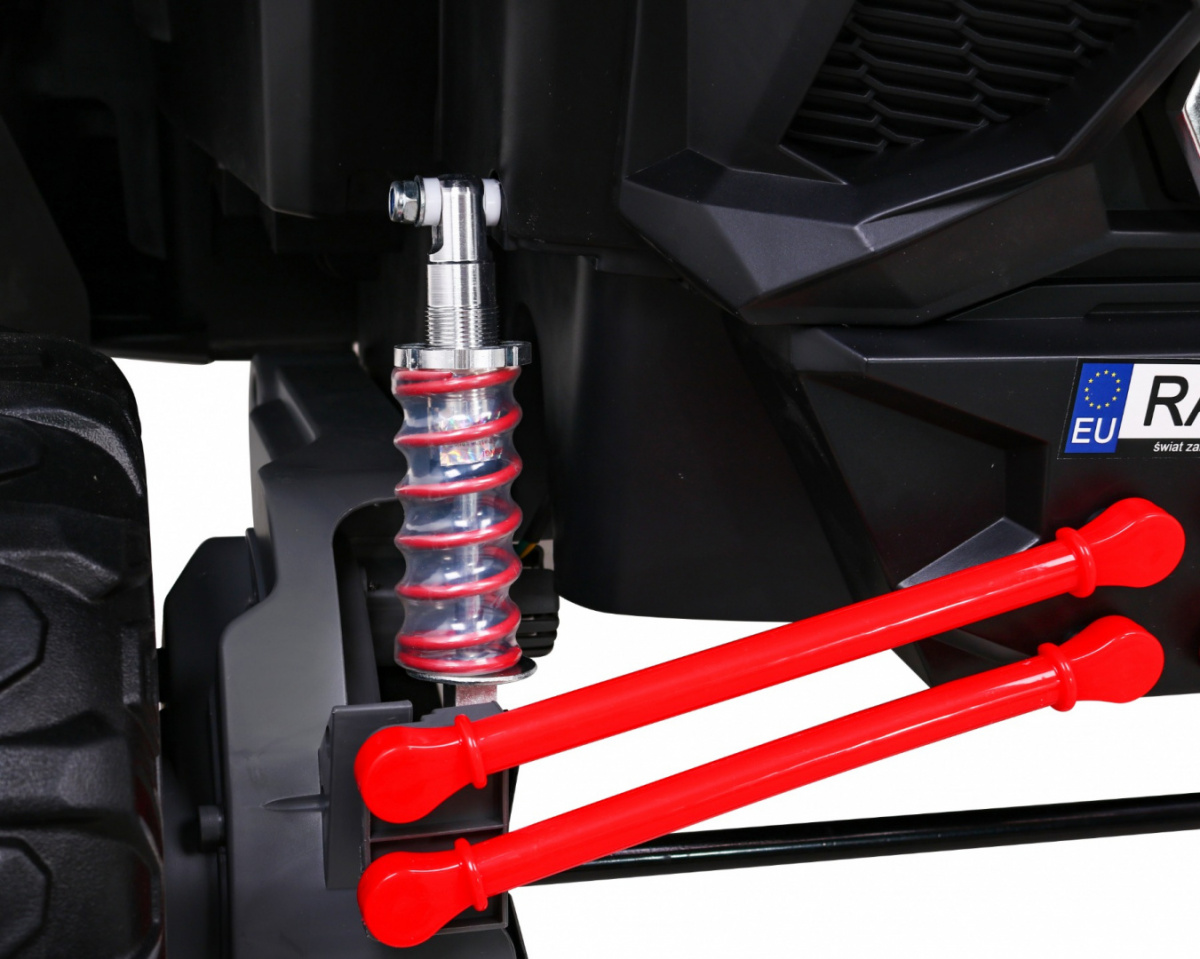 Elektrická bugina 4 x 60W BUGGY UTV-MX, červená farba , MP3, 