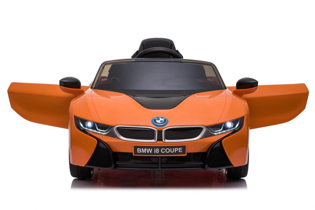 Elektrické autíčko BMW I8 LIFT, oranžová farba